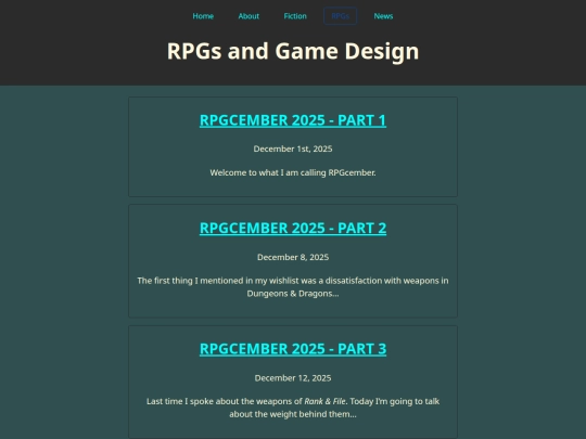 RPGs screenshot