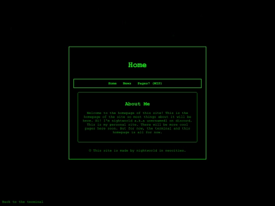 home screenshot