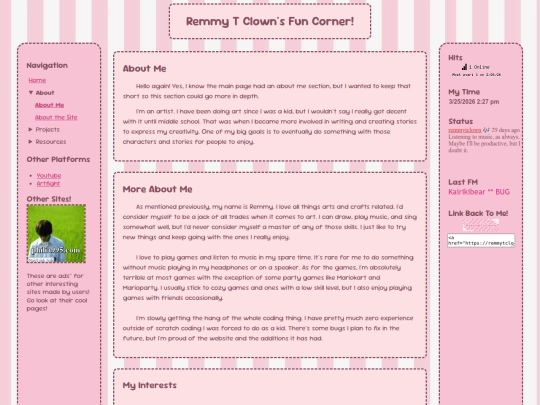 aboutme screenshot