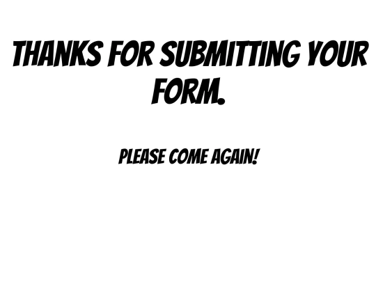 thankyou screenshot