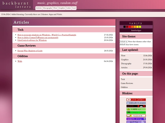 articles screenshot