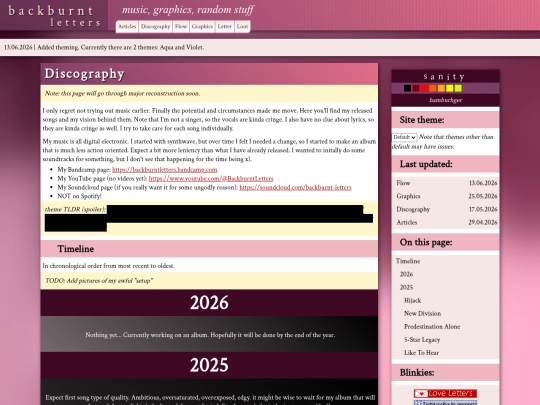 discography screenshot