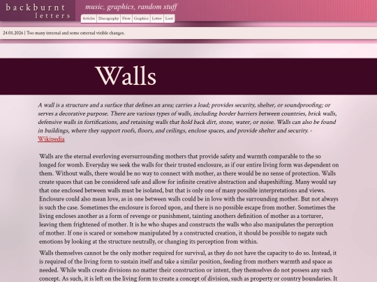 walls screenshot