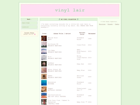 vinyl screenshot
