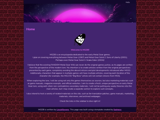mgdb/home screenshot