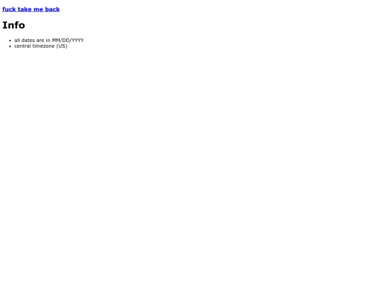 info screenshot