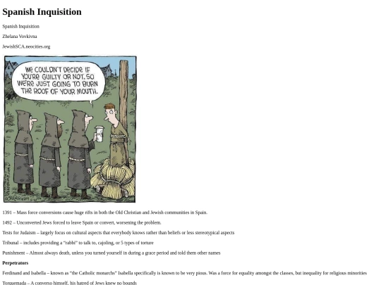 classnotes/inquisition screenshot