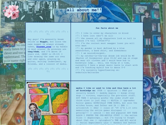 aboutmepage screenshot