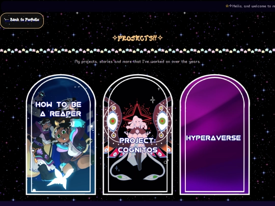 projects screenshot