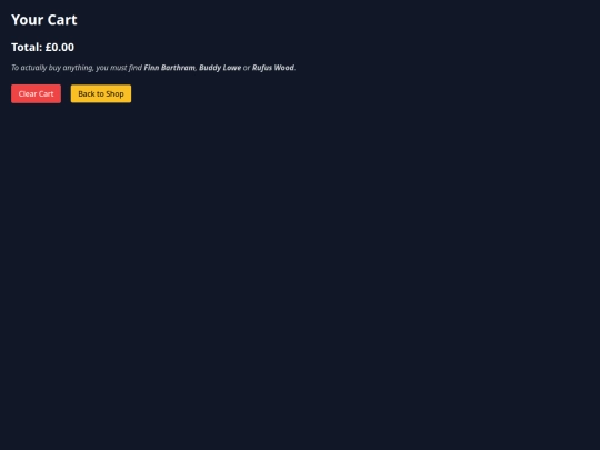 cart screenshot