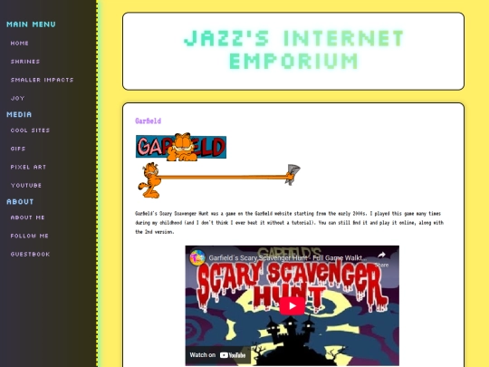 garfield screenshot