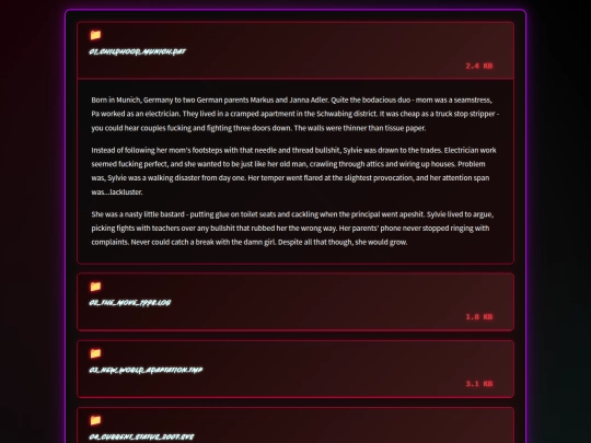 index screenshot