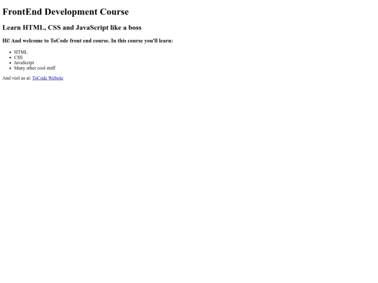 index screenshot