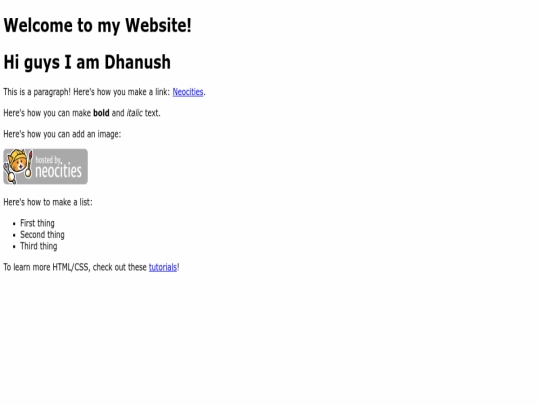 index screenshot