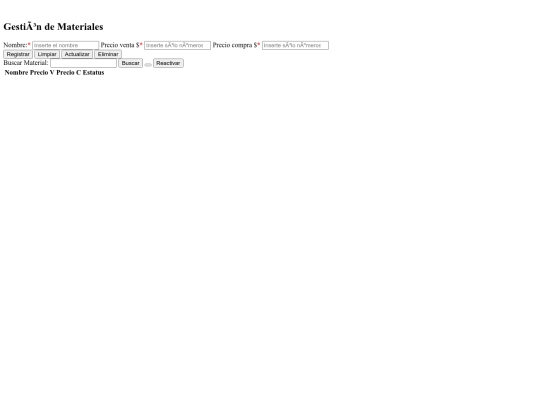 modules/moduloMateriales/view_Materiales screenshot