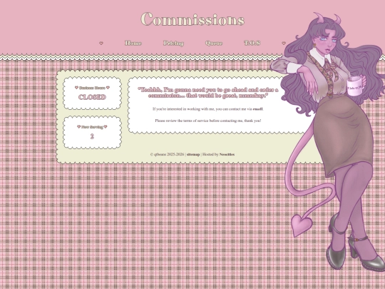 commissions screenshot
