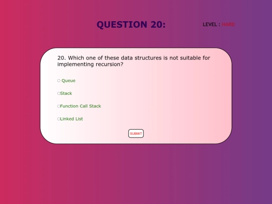 Quiz_application/Hard_20 screenshot