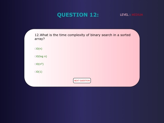 Quiz_application/Medium_12 screenshot