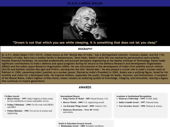 Tribute_Page screenshot
