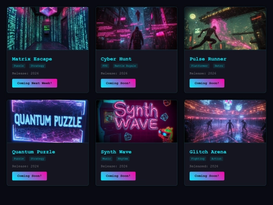 games-list screenshot