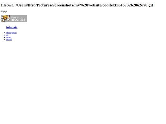 index screenshot