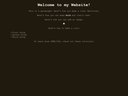 interests pages/games screenshot