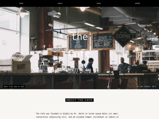 cafe screenshot