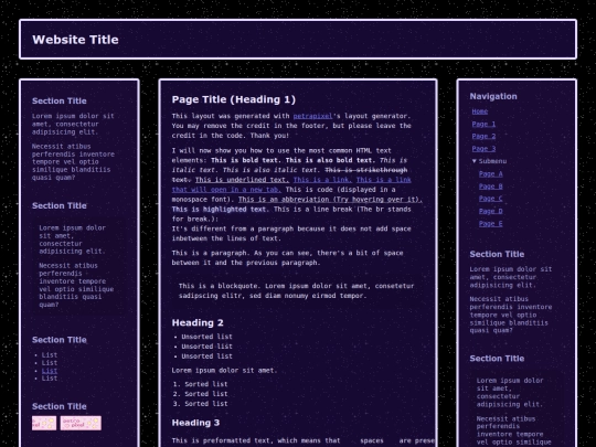 index screenshot