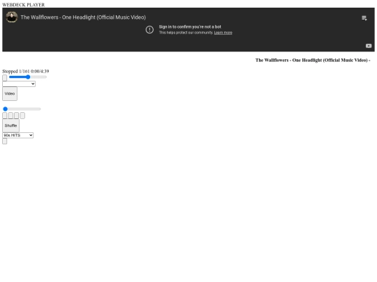 webdeck-player screenshot