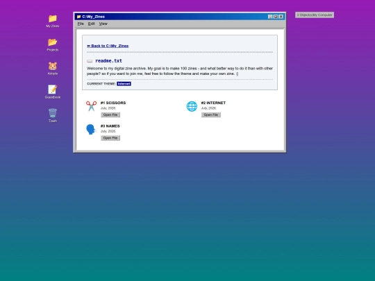 myzines screenshot