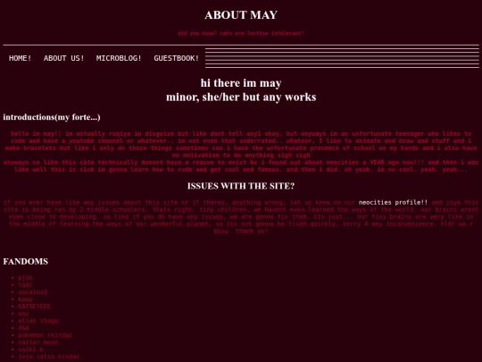 aboutmeyrex screenshot