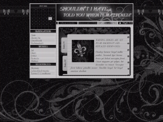 diary screenshot