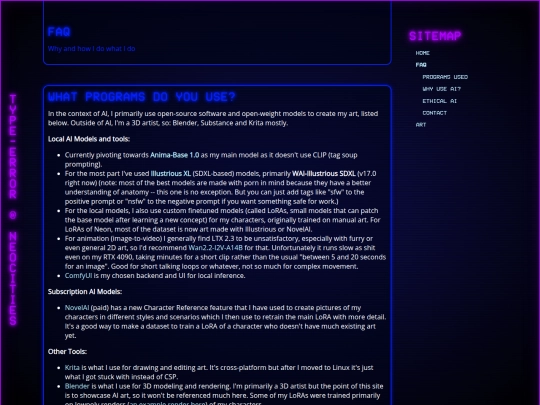 faq screenshot