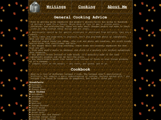 Cooking screenshot
