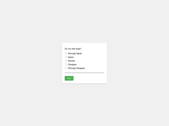 SurveyInput screenshot