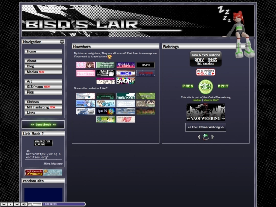 links screenshot