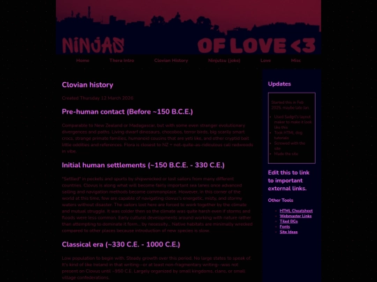 clovianHistory screenshot