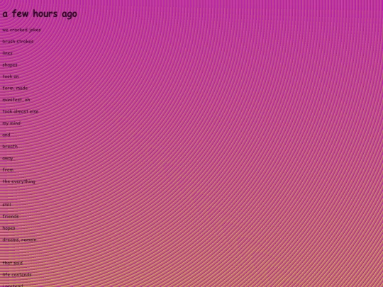 poetry_2026/afewhoursago screenshot