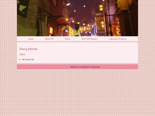 diary screenshot