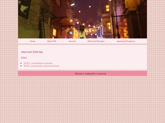 journal screenshot
