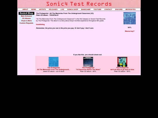 shop/cd/TSSOFAL01 screenshot