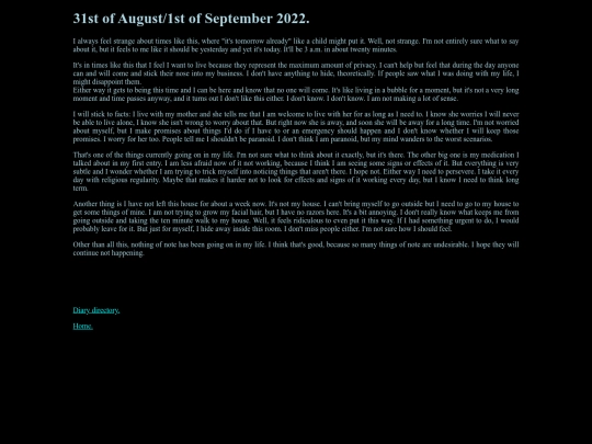 Diary/entry2 screenshot