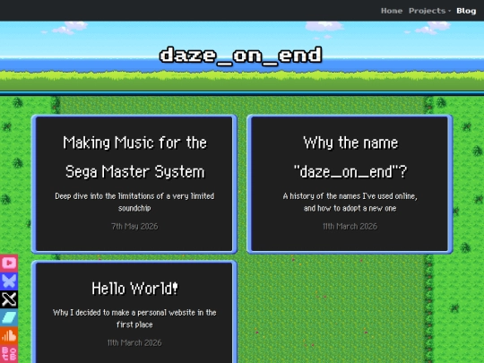 blog screenshot