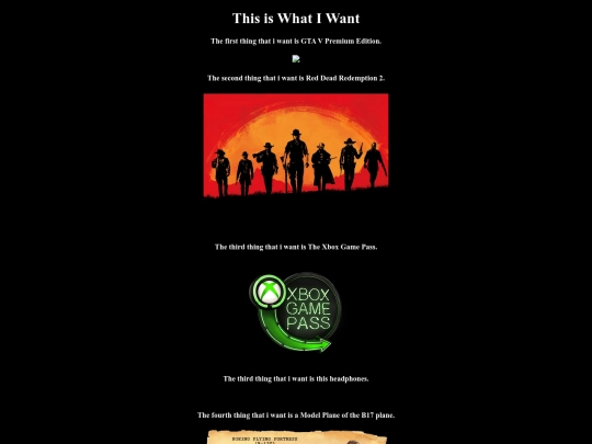 WhatIWant screenshot