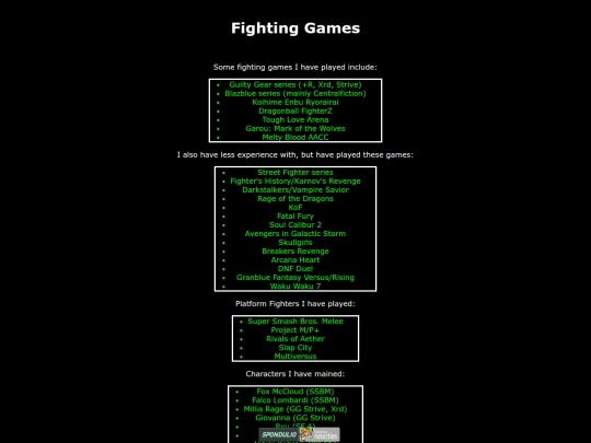 fightingGames screenshot