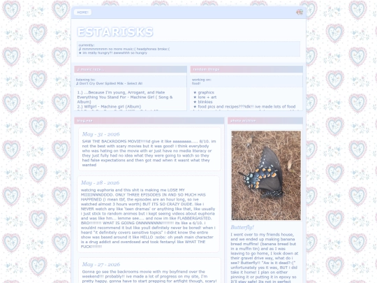 blog screenshot