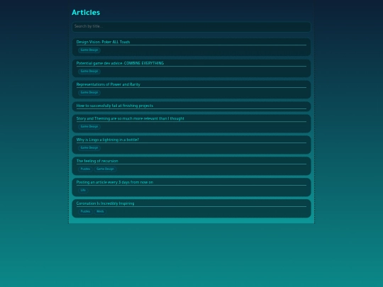articles/article-list screenshot