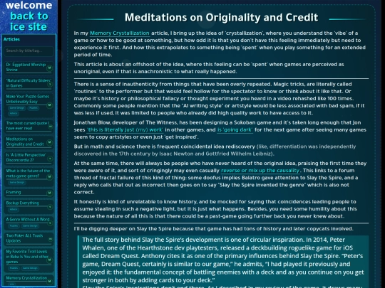 articles/originality screenshot