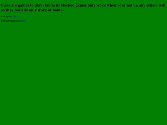 Games screenshot