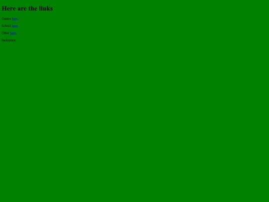 links screenshot